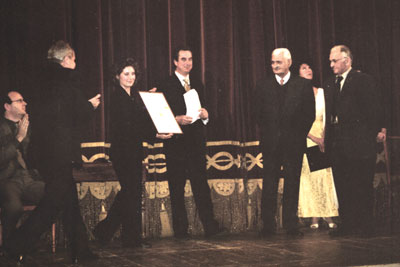 Premiazione Medaglia d'Oro CCIAA 2002